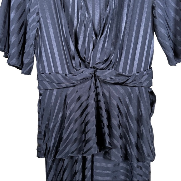 A.L.C. Avi Silk Tonal Stripe Maxi Dress - Picture 10 of 13